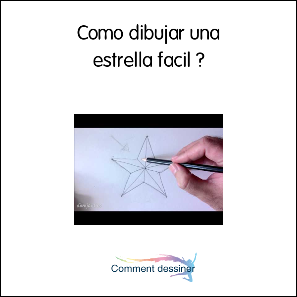 Como dibujar una estrella facil